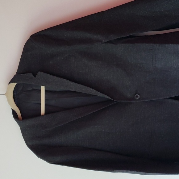 TOPMAN pinstriped 40R Suit jacket and pants like new - Picture 1 of 16